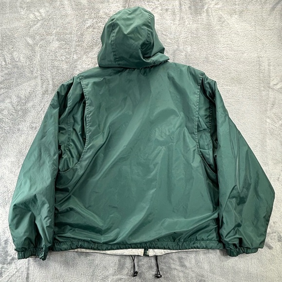 VTG Bugle Boy Outerwear Reversible Hoodie FullZip Nylon Jacket Medium Armenia - Picture 5 of 12